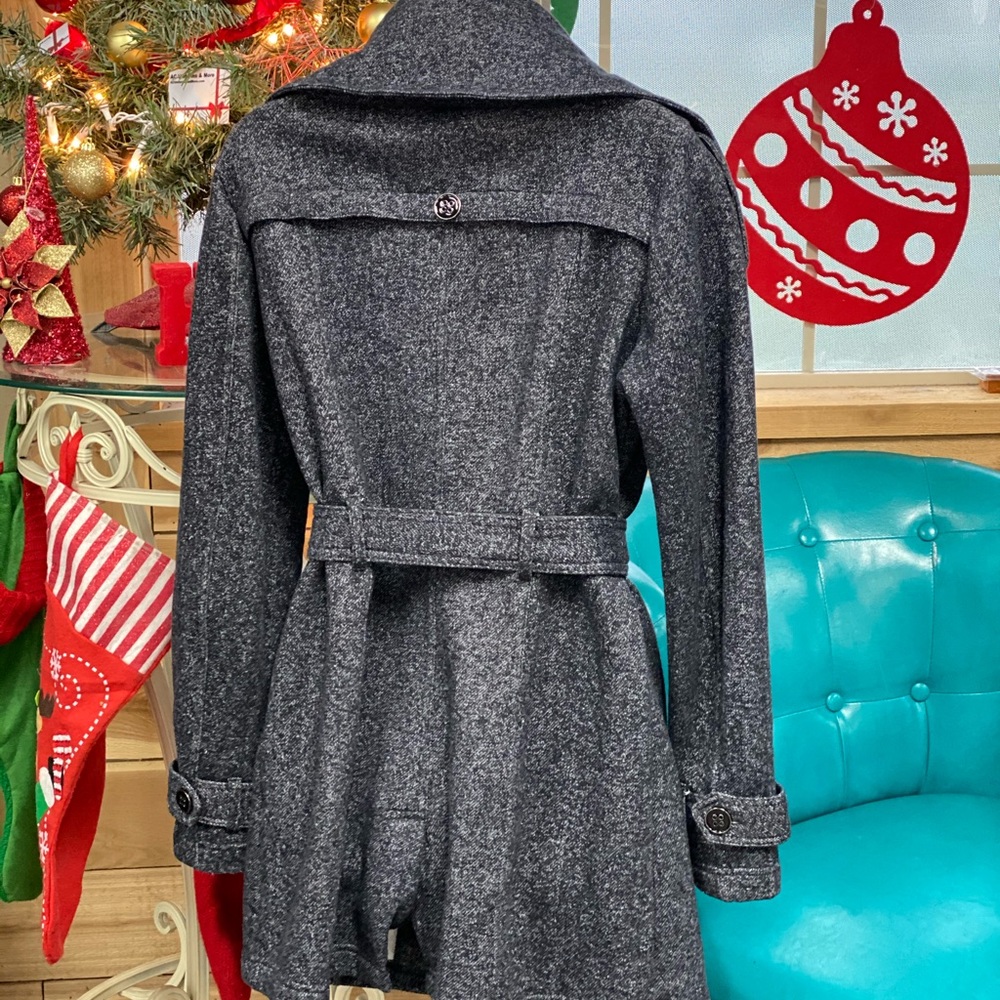 Black and white coat